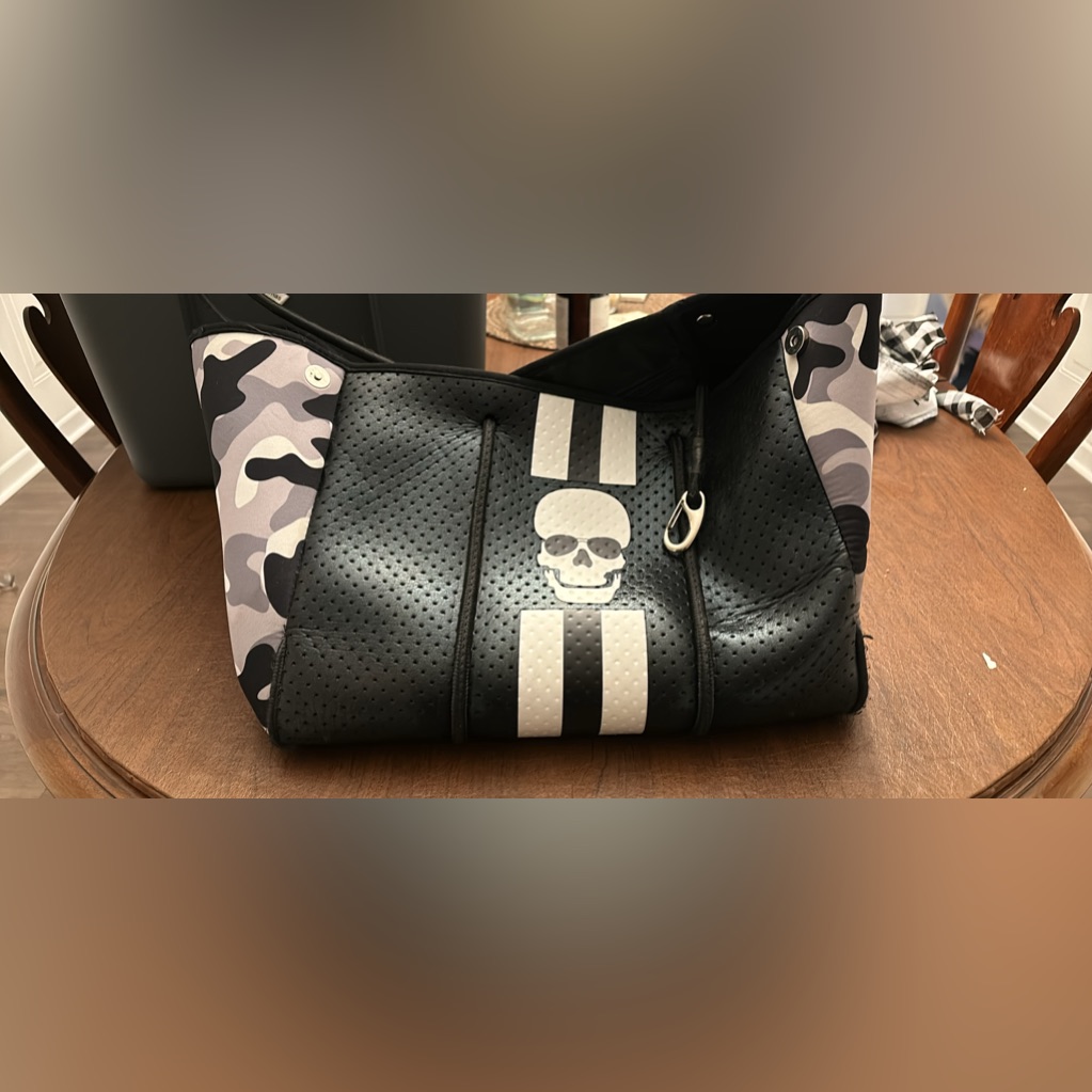Neoprene Skull Bag